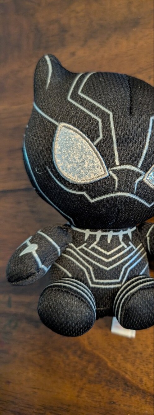 Marvel TY Stuffed Animal, Black Panther